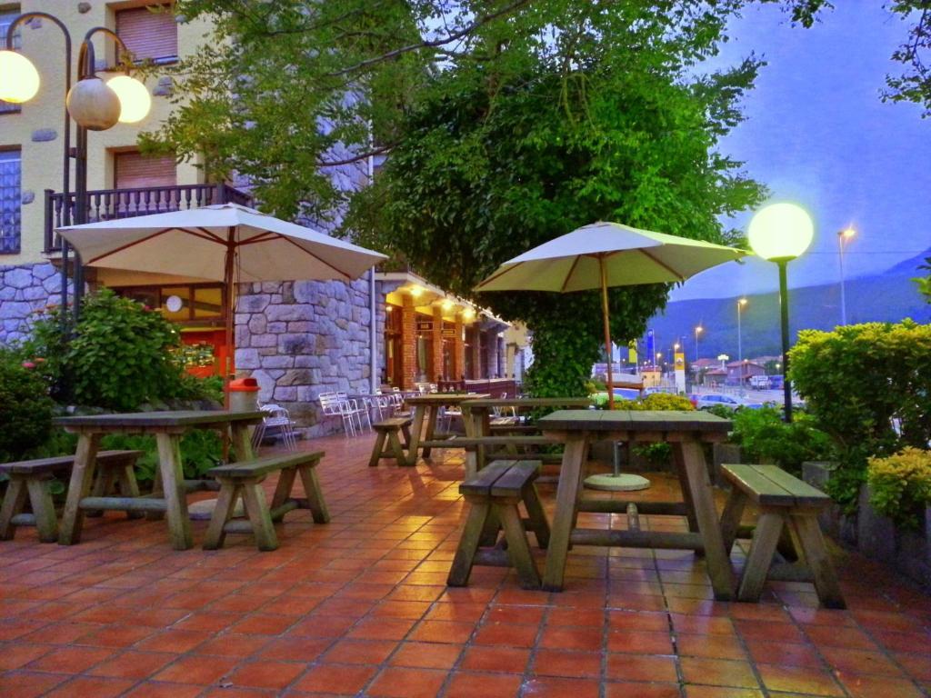 Hostal Europa San Roque del Acebal Exteriör bild